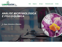 Tablet Screenshot of laborsaude.com